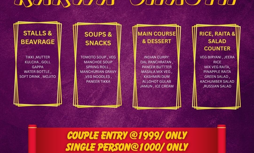 Karwa Chauth 2025 in Kaithal: Poolside Feast & Live DJ Night